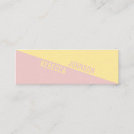 Modern Punchy Pastel Duotone - Visitenkarte