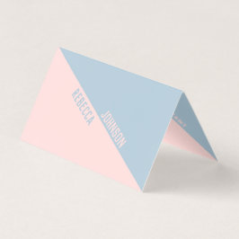 Modern Punchy Pastel Duotone - Visitenkarte Visitenkarten