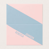 Modern Punchy Pastel Duotone - Visitenkarte Visitenkarten (Außenseite Aufgefaltet)