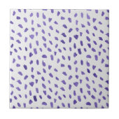Modern Purple Dots Fun Spots Ceramic Tile Fliese (Vorderseite)