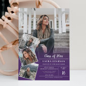 Modern Purple Minimalist Einladung