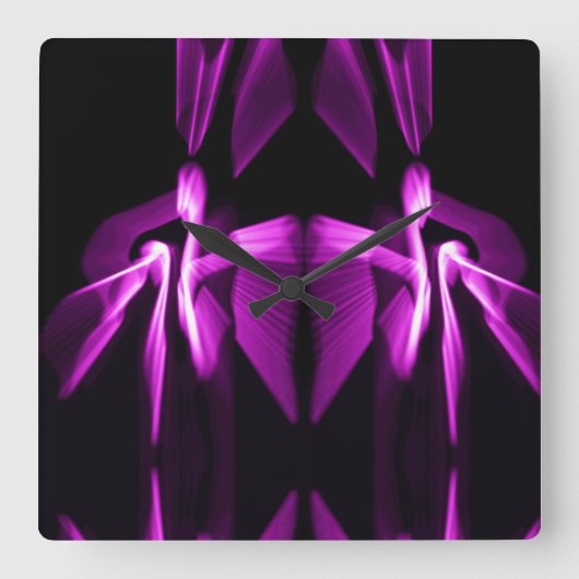 Modern Quadratische Wanduhr (Vorderseite)