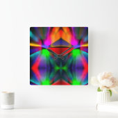 Modern Quadratische Wanduhr (Zuhause)