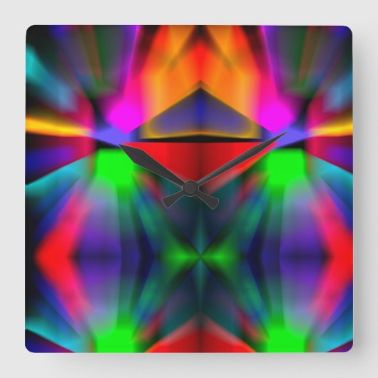 Modern Quadratische Wanduhr (Vorderseite)