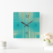 Modern Quadratische Wanduhr (Zuhause)
