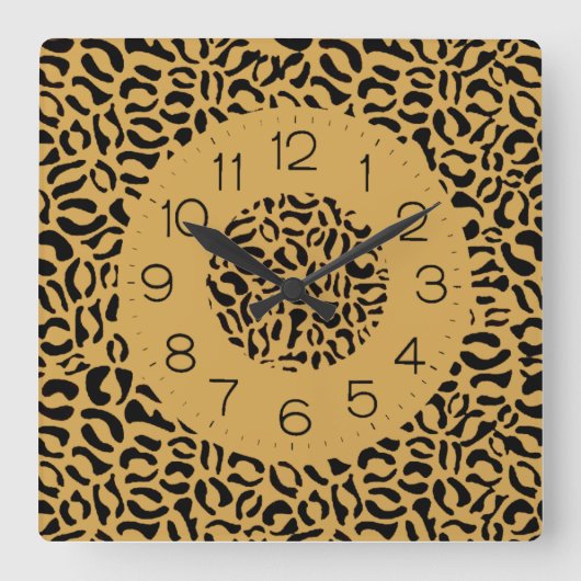 Modern Quadratische Wanduhr (Vorderseite)