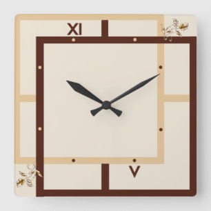 Modern Quadratische Wanduhr
