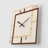 Modern Quadratische Wanduhr (Winkel)