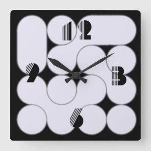Modern Quadratische Wanduhr