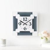 Modern Quadratische Wanduhr (Zuhause)