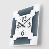 Modern Quadratische Wanduhr (Winkel)