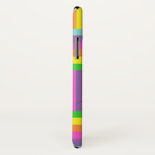 Modern Rainbow Abstrakt Script Name Monogram Case-Mate iPhone Hülle (Hinten/Rechts)