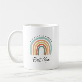 Modern Rainbow Best Mama Mothers Day Gift Kaffeetasse