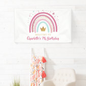 Modern Rainbow Birthday Banner (Insitu)