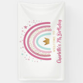 Modern Rainbow Birthday Banner (Vertikal)