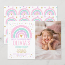 Modern Rainbow Birthday