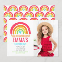 Modern Rainbow First Birthday