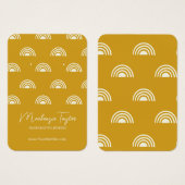 Modern Rainbow Personalisiert Earring Display Card (Vorne & Hinten)