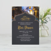 Modern Ramadan Iftar Dinner Night Lanterns Einladung (Stehend Vorderseite)