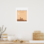 Modern Ramadan Mubarak Mosque Poster (Küche)