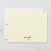 Modern Rattles Baby Dusche Vielen Dank Karten (Rückseite)