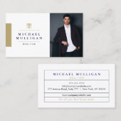 Modern Real Anwesen Agent Business Card Visitenkarte (Vorne/Hinten)