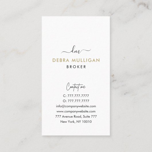 Modern Real Anwesen Agent Business Card Visitenkarte (Rückseite)