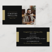 Modern Real Anwesen Agent Business Card Visitenkarte (Vorne/Hinten)