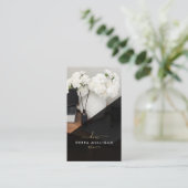 Modern Real Anwesen Agent Business Card Visitenkarte (Stehend Vorderseite)