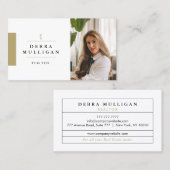 Modern Real Anwesen Agent Business Card Visitenkarte (Vorne/Hinten)