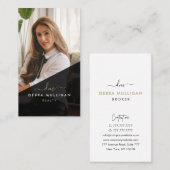 Modern Real Anwesen Agent Business Card Visitenkarte (Vorne/Hinten)