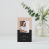 Modern Real Anwesen Agent Business Card Visitenkarte (Stehend Vorderseite)