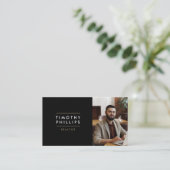 Modern Real Anwesen Agent Business Card Visitenkarte (Stehend Vorderseite)