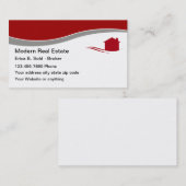 Modern Real Anwesen Broker Business Cards Visitenkarte (Vorne/Hinten)