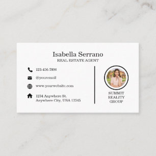 Modern Real Anwesen Business Card Visitenkarte