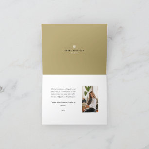 Modern Real Anwesen Danke Karte