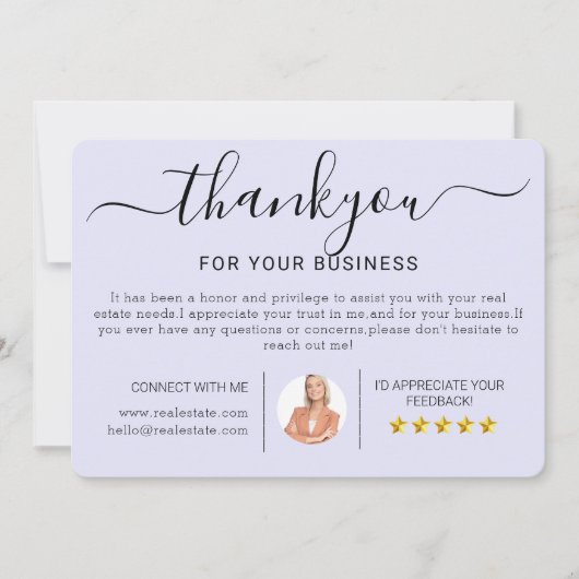 Modern Real Anwesen Housewarming Danke Karten (Vorderseite)