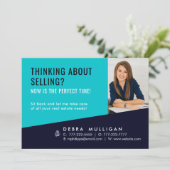 Modern Real Anwesen Marketing Postkarte (Stehend Vorderseite)