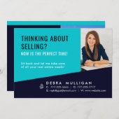 Modern Real Anwesen Marketing Postkarte (Vorne/Hinten)