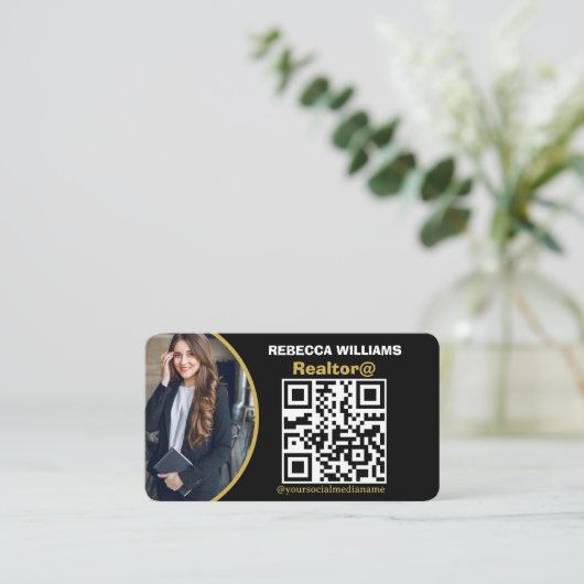 Modern Real Anwesen Monogram 2025 Visitenkarte (Stehend Vorderseite)