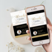 Modern Real Anwesen Open House Danke Karte