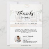 Modern Real Anwesen Open House Danke Karte (Vorderseite)