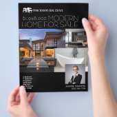 MODERN Real Anwesen Realty Flyer zum Verkauf (Hand)