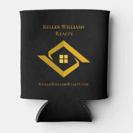 Modern Real Estate Black and gold custom logo Dosenkühler