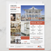 Modern Real Estate Flyer Template (Vorderseite)