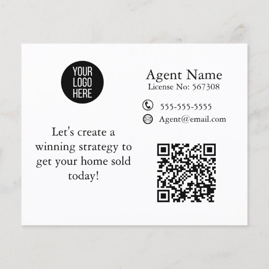 Modern Real Estate Flyer Template |Editable Rental (Hinten)