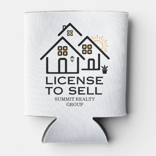 Modern Real Estate License To Sell Drink Dosenkühler (Vorderseite)