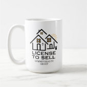 Modern Real Estate License To Sell Kaffeetasse (Links)