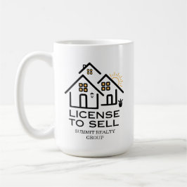 Modern Real Estate License To Sell Kaffeetasse