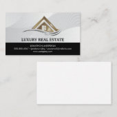 Modern Real Estate Logo | Property Management Visitenkarte (Vorne/Hinten)